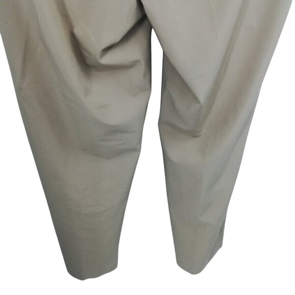 FootJoy Khaki Flat Front Golf Pants Size 34 x 32 Stretch Pockets Performance - Picture 10 of 12